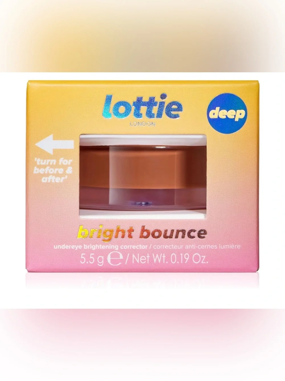 Lottie London Bright Bounce Undereye Brightening Corrector - Light